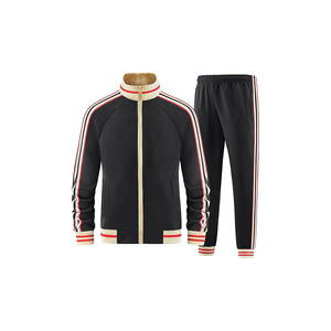 <b>Men</b> Hooded Winter Printed <b>Track</b> Suits Sets Short Sleeve Full-zip Sweatsuit Active <b>Jackets</b> and Pants 2 Piece Outfits - Product Image 3