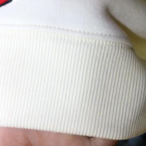 เสื้อสเวตเชิ้ตคอเต่า IWU CREAM สีแดง 100% ปักลายแบบ Applique คอเสื้อกว้าง ด้ายคุณภาพดี - Product Image 6