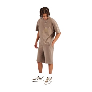Ropa deportiva de verano, Conjunto de camiseta y pantalones cortos, conjuntos cortos para correr, logotipo personalizado, conjunto para hombres, venta al por mayor, camisetas de algodón, pantalones cortos para el sudor - Product Image 5