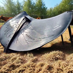 Sillín de carrera ligero de cuero genuino 100% para carreras de caballos productos de Carreras de Caballos ingleses de la India - Product Image 1