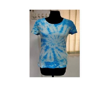 Haut en coton d'été pour femmes taille XL col rond style décontracté lavage enzymatique haute qualité exportateur indien vente dernière conception à bas prix - Product Image 3