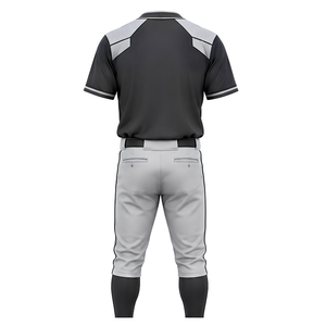 Camisetas de Béisbol Personalizadas al Por Mayor con Dos Botones, Transpirables, Tallas Grandes, Cuello Henley Sublimado, 100% Poliéster, Alta Calidad - Product Image 6