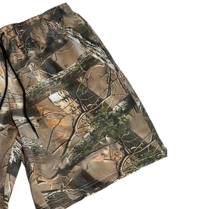 Pantalones Cortos de Punto Vintage para Hombre, 100% Poliéster, Resistentes al Viento, Antiarrugas, Transpirables, Cintura Elástica, Estampado de Camuflaje Real Tree, para Actividades al Aire Libre - Product Image 6