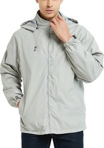 Waterproof Hooded Windbreaker Casual Outerwear Streetwear Color Block Windbreaker Jacket Packable Windbreaker Jacket For Travel - Product Image 4