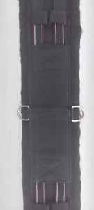 Sangle d'équitation synthétique anglaise avec coutures en nylon 9 brins, doublure en fausse fourrure douce, sangle de cheval synthétique anglaise durable - Product Image 5