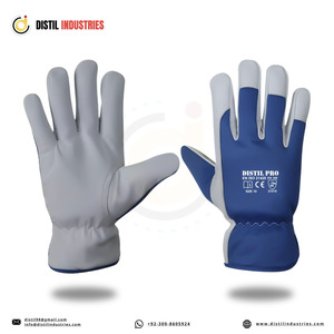 Guantes de Trabajo de Cuero de Buena Calidad a Precio Económico, Guantes Industriales Suaves para Conductor, Guantes de Seguridad de Uso General para Montaje - Product Image 5
