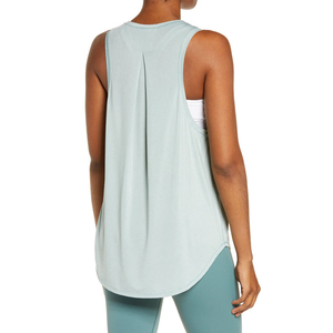 Camiseta sin mangas para mujer, diseño personalizado de color liso, ropa deportiva ligera, camiseta sin mangas ajustada, fabricante de ropa OEM - Product Image 5