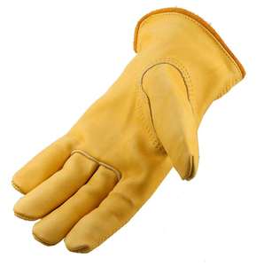 Guantes de Trabajo de Seguridad para Construcción, Resistentes a la Abrasión, Anticorte, de Cuero, con Protección para el Pulgar - Product Image 3