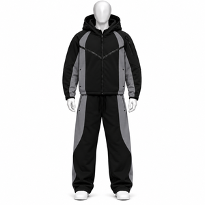 Ensemble de survêtement coupe-vent léger imprimé pour homme, veste et pantalon respirants et imperméables, pour sports de plein air, jogging, service OEM - Product Image 4