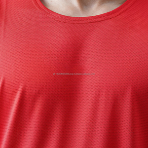 Débardeur de sport pour homme en gros, vêtements de sport décontractés d'été en tricot léger, style gilet, col rond - Product Image 5