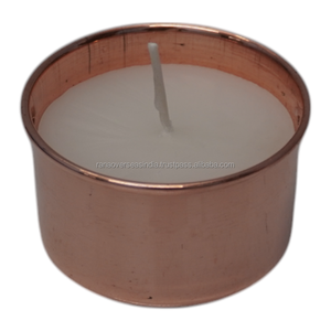 Bougies parfumées en pot de cuivre faites à la main les plus vendues pour améliorer la décoration intérieure et la relaxation Options de conception de plusieurs tailles pour les cadeaux - Product Image 4