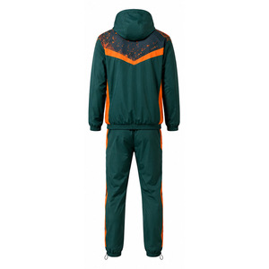 Men Custom Windbreaker Set <b>Lightweight</b> Polyester <b>Jacket</b> Pants Quick Dry <b>Running</b> Training Sportswear Wholesale Activewear OEM ODM - Product Image 2