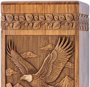 Wooden Urn <b>Box</b> <b>For</b> Human <b>Ashes</b> Funeral Cremation Urns <b>For</b> Male and Female High Quality Urns - Product Image 2