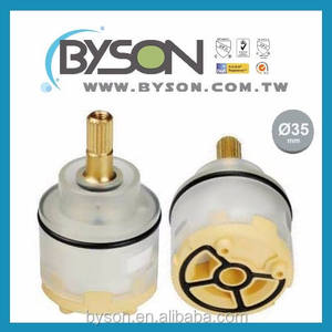 อะไหล่แกนวาล์วพอร์ซเลนเกรดพรีเมียมสำหรับเปลี่ยนในตัวก๊อกน้ำ ควบคุมการไหลของน้ำ - Product Image 6