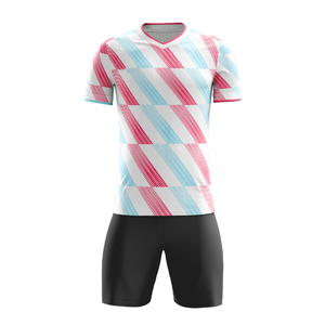 Ensembles d'uniformes de football légers, respirants et imprimés à manches courtes pour vêtements de sport unisexes - Product Image 1