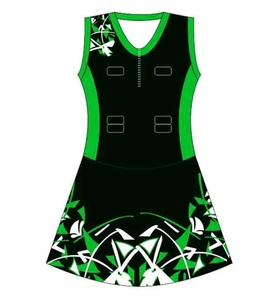Uniformes de Netball para Mujer, Falda y Chaleco sin Mangas, Transpirables, de Secado Rápido, Personalizables con Sublimación, 100% Poliéster - Product Image 2