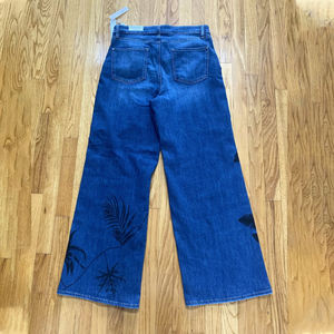 Jean baggy personnalisé pour femme, coupe ample, taille haute, jambe large, denim streetwear, vente en gros OEM, direct usine - Product Image 6