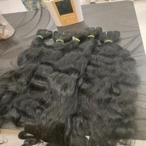 Venta al por Mayor # Extensiones de Cabello Humano Virgen Natural Ondulado 4/30, Cabello Indio para Trenzas para Mujeres - Product Image 5