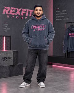 Men's Distressed Zipper Hoodie <b>Pink</b> Graphic Heavyweight Fleece Oversized Streetwear <b>Sweatshirt</b> 100% Cotton Winter OEM Wholesale - Product Image 1