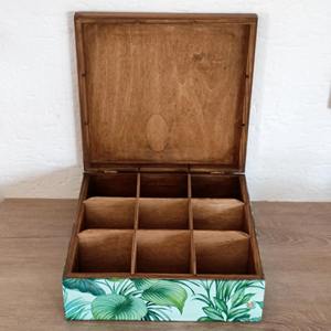 Boîte en bois imprimée pour le stockage de bijoux, pour marchés de la décoration professionnels, vente en gros, approvisionnement mondial - Product Image 5