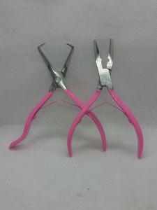 Juego de Pinzas de Acero Inoxidable de Grado Quirúrgico Obexa al por Mayor - Herramientas Profesionales para Extensiones de Cabello con Pinzas de Color Personalizado - Product Image 2