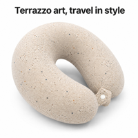 Oreiller de voyage en peluche en forme de U pour les vacances, oreiller cervical à récupération lente, oreiller de voyage pour dormeurs latéraux