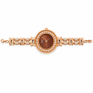 Montre-bracelet à cadran à aiguilles en alliage d'argent sterling 925, mouvement à quartz, style vintage floral, pour femme, cadeau de luxe pour fête - Product Image 6