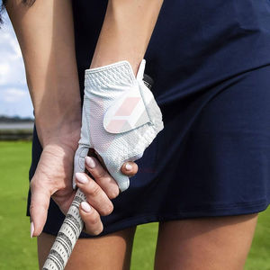 Guantes de Golf de Cuero al por Mayor con Opción de Logotipo Personalizado, Correa de Muñeca Ajustable y Comodidad Duradera - Product Image 5