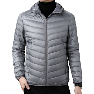 Chaqueta de Invierno Acolchada para Hombre, Diseño Moderno, con Capucha, Estilo Clásico Urbano, para Exteriores, Gruesa y a la Moda - Product Image 1