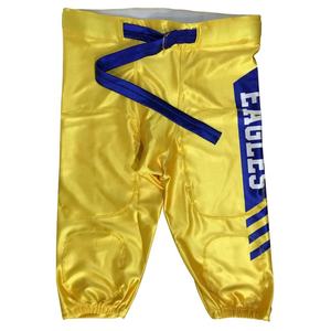 Vente en gros de maillots et pantalons de football américain personnalisés à manches courtes Tailles personnalisées brodées en polyester spandex grande taille - Product Image 4