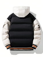 Veste matelassée en toile pour homme, mode d'hiver, haute qualité, effet bulle brillant, réversible, imperméable, streetwear, personnalisable, pas cher