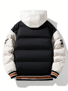 Winter Fashion Canvas <b>Puffer</b> <b>Jacket</b> Men High Quality Bubble Shiny Padded Reversible Waterproof Streetwear Customizable <b>Cheap</b> - Product Image 3