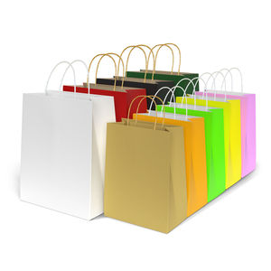 Custom Eco Friendly Reusable Kraft Paper Shopping <b>Bags</b> with Paper Handles Fancy <b>Gift</b> Packaging for Business Supermarkets - Product Image 6