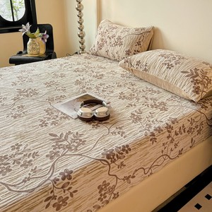 Sábana Plana de Algodón Estampada, Tamaño Queen, Diseño Sólido, Transpirable, Ultra Suave, Estilo Moderno, Para Todas las Estaciones, Uso Hospitalario, Grado A, 200 Hilos - Product Image 4