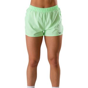 Shorts de course athlétiques vert clair pour femmes, respirants, à séchage rapide, pour l'entraînement en salle de sport, la remise en forme, les vêtements de sport - Product Image 1