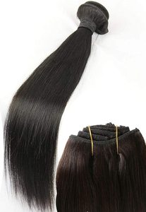 Extensions de cheveux Remy brésiliens de marque premium, compatibles permanente, pour une tenue toute la journée, double trame, double densité aux pointes, légères - Product Image 2