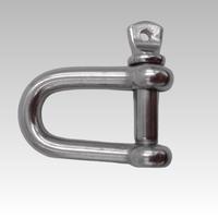 Manille en D en acier inoxydable AISI 316 de qualité marine avec goupille à vis M4-M38, quincaillerie de connexion de chaîne