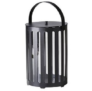 New Arrival <b>Black</b> Metal <b>Lantern</b> Panels Handle Eco-Friendly Durable Modern Design Home Accent Lighting Perfect Table Decor - Product Image 1