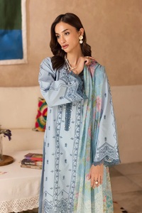 summer dress women clothing Elegant Embroidered Cotton / Lawn Dress 2026 Summer Women Clothing printed Cotton / Lawn <b>Suits</b> - Product Image 5