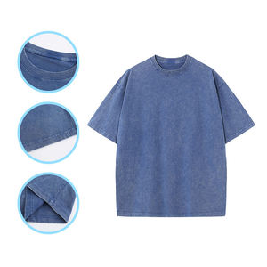เสื้อยืดโอเวอร์ไซส์ผู้ชาย ผ้าฝ้าย ทรงหลวม แขนสั้น สวมใส่สบาย เหมาะสำหรับสตรีทแวร์ ท่องเที่ยว ออกนอกบ้านช่วงสุดสัปดาห์ และใส่ได้ทุกวัน - Product Image 1