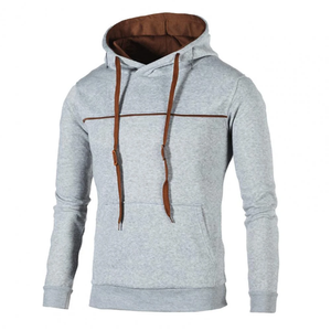 Sweat-shirt à capuche zippé pour homme, coupe classique, en molleton bouclette lourd 500 g/m², fabrication sur mesure de haute qualité - Product Image 2