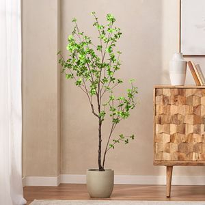 Albero Artificiale di Enkianthus da 59 Pollici, Grande Decorazione per la Casa e Regalo di Benvenuto, Piante di Alta Qualità - Product Image 4