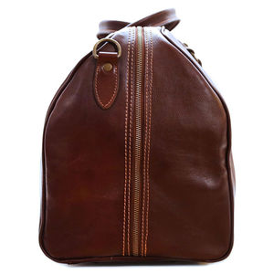 Customize Vintage Genuine <b>Leather</b> <b>Duffle</b> <b>Bag</b> with Digital Printing 80g Fabric Weight-Travel Gym Weekender for <b>Men</b> & Women - Product Image 2