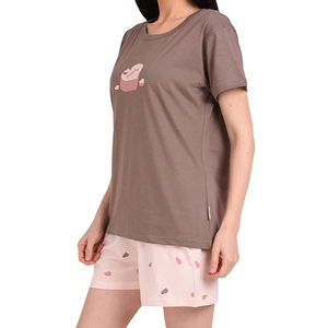 เสื้อยืดแฟชั่นลำลองผู้หญิงแบบใหม่ล่าสุด ชุดเซ็ตคู่ ราคาถูก ขายดี ชุดเซ็ตคู่สำหรับฤดูร้อนสำหรับผู้หญิง - Product Image 4