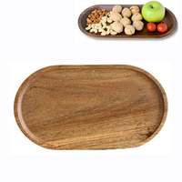 Topverkochte houten serveerplank met handvat, natuurlijke afwerking, houten snijplank, serveerschaal, keuken snijplank