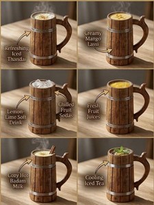 Jarra de madera personalizada, taza vikinga rústica grabada, regalo para él, jarra de cerveza medieval rústica ecológica con grabado personalizado - Product Image 5