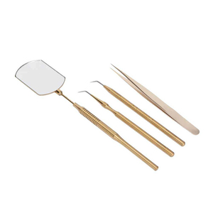 Premium Surgical Grade Steel Personalized Single-Sided Wall Mounted Gold-Plated Lash <b>Mirror</b> Oversized Viewing Surface for - Product Image 1