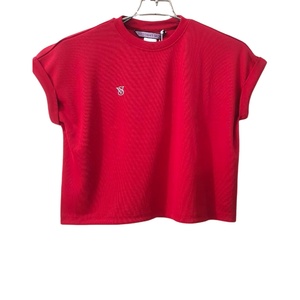 ชุดกีฬาผ้าฝ้าย2ชิ้นสำหรับผู้หญิงชุดลำลองแบบสวมหัวแขนสั้นและกางเกงขากว้างสำหรับใส่ในบ้าน - Product Image 6