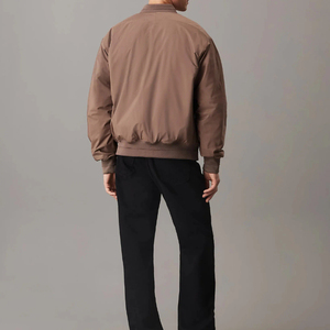 Chaqueta Bomber de Nylon con Logotipo Personalizado Bordado al por Mayor para Hombre, Invierno 2026, ODM, Chaqueta Casual de Lona, Gruesa, Térmica y a la Moda - Product Image 2