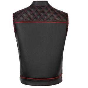 Chaleco de Motociclismo sin Mangas para Hombre, Diseño 2026, Tallas Grandes, Cuero Genuino, Impermeable y Transpirable - Product Image 2